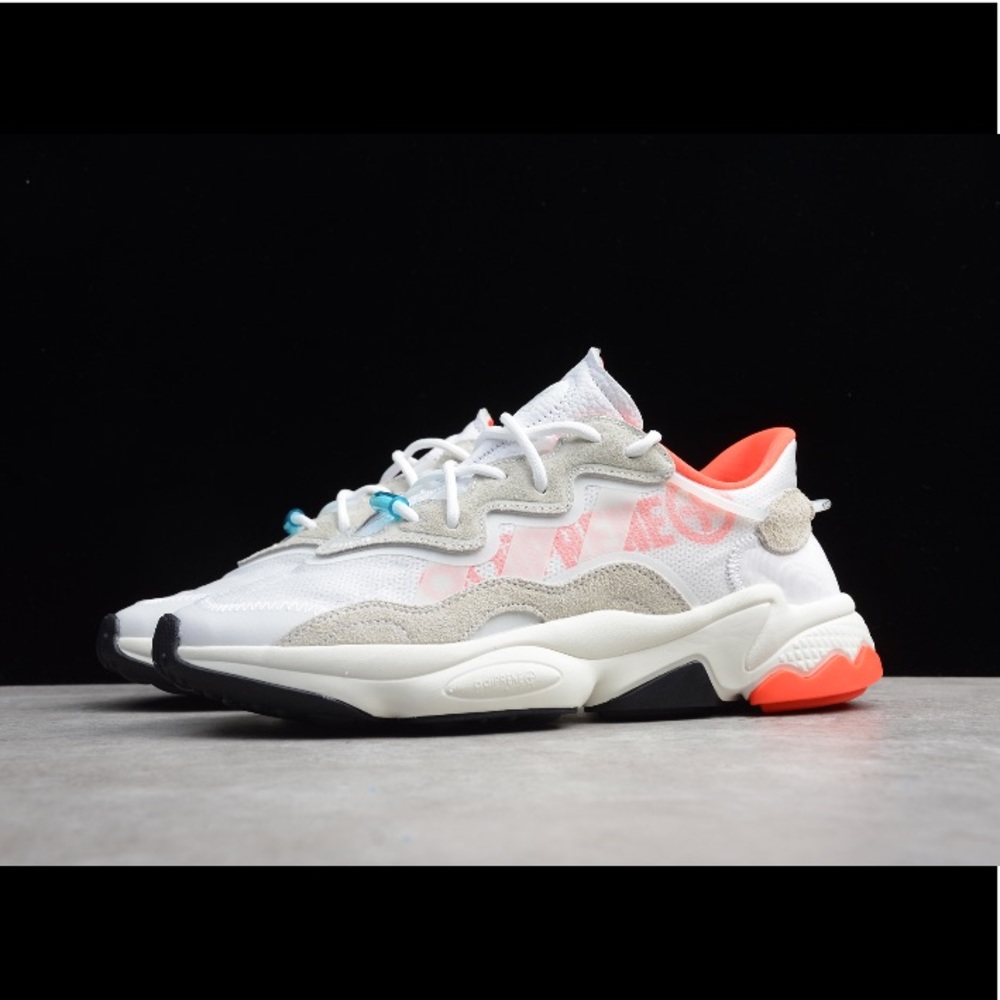 Adidas Oswego Big Logo White Solar Red